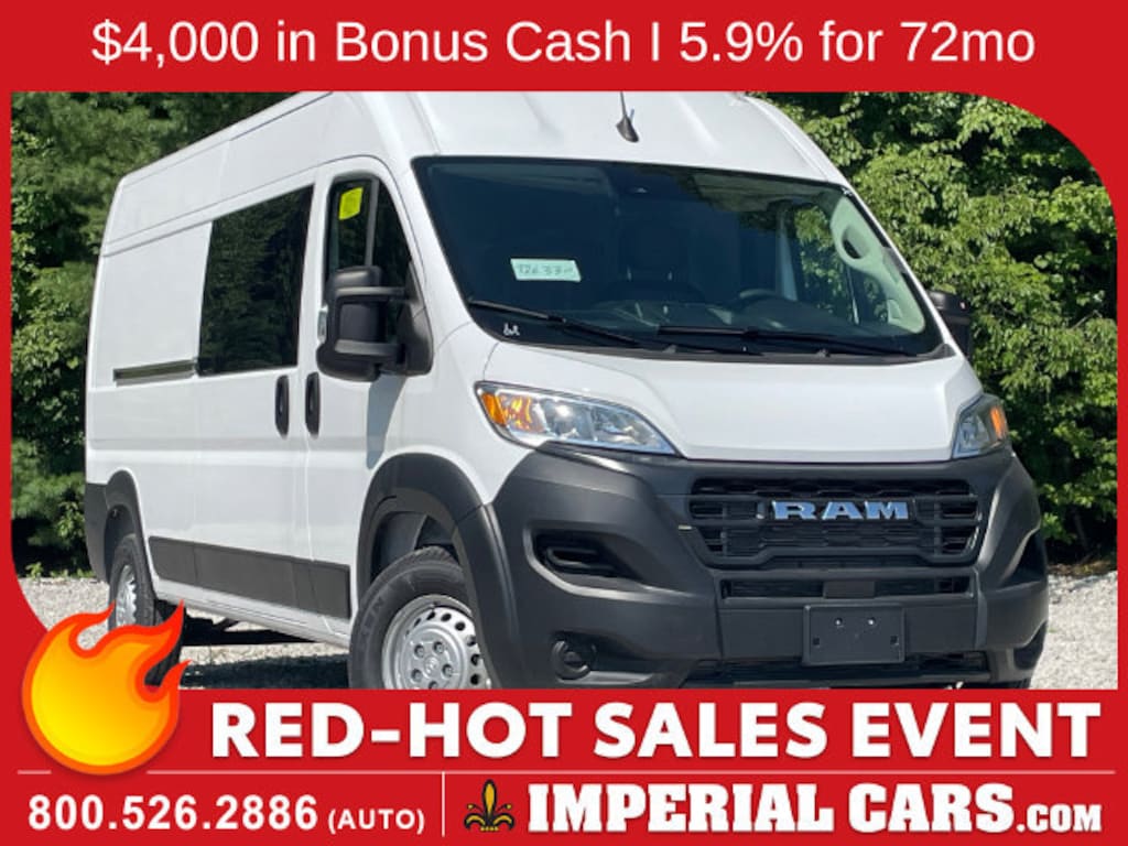 New 2026 Ram ProMaster PROMASTER 2500 TRADESMAN CARGO VAN HIGH ROOF 159' Cargo Van