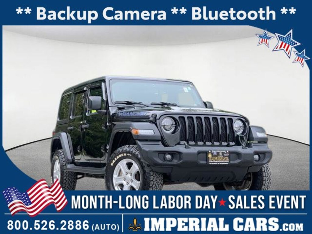 Used 2019 Jeep Wrangler Unlimited Sport 4x4 SUV