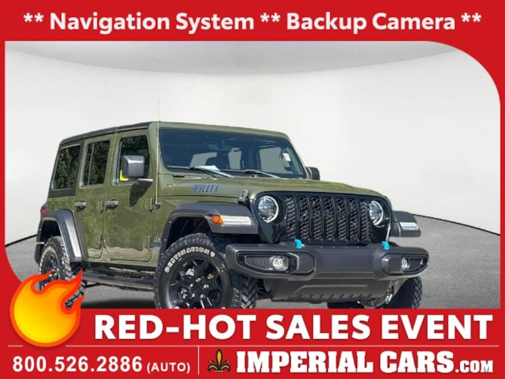 Used 2023 Jeep Wrangler Willys 4xe SUV
