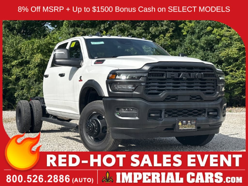 New 2026 Ram 3500 Chassis Cab TRADESMAN CREW 4X4 60' CA Pickup