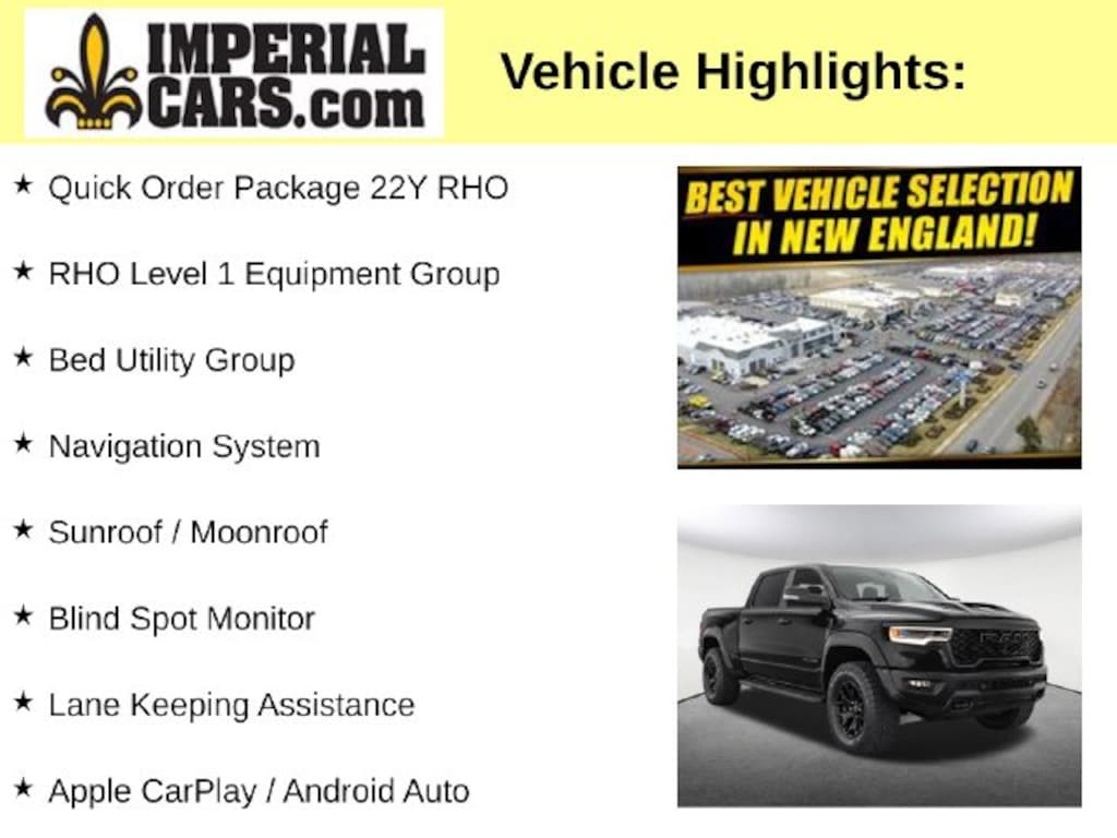 Used 2025 Ram 1500 RHO Truck Crew Cab