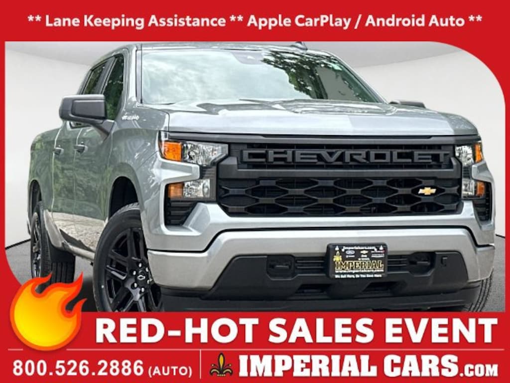 Used 2023 Chevrolet Silverado 1500 Custom Truck Crew Cab