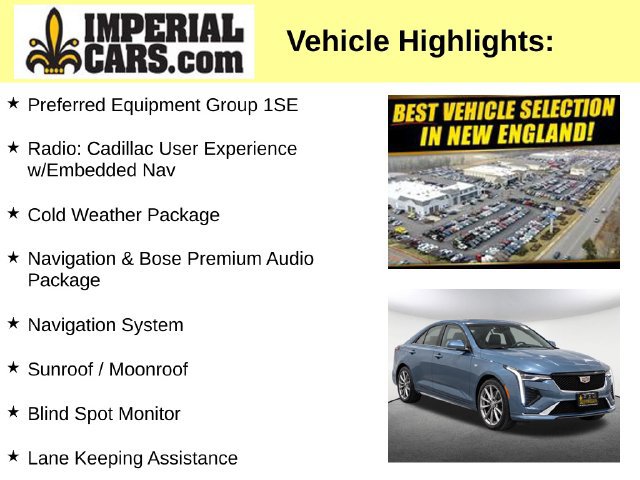 Used 2023 CADILLAC CT4 Sport Sedan