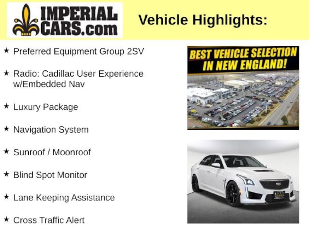 Used 2017 CADILLAC CTS-V V Sedan