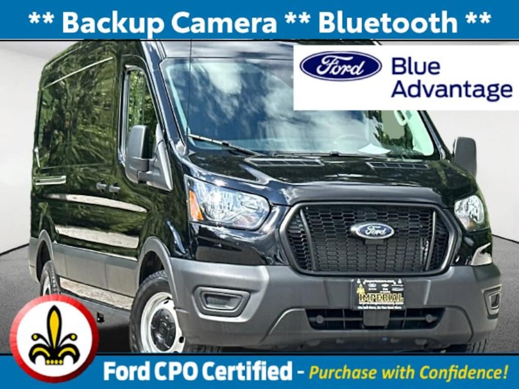 Certified 2025 Ford Transit-150 Cargo Base Van Medium Roof Van