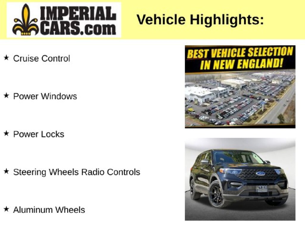 Certified 2021 Ford Explorer Base SUV