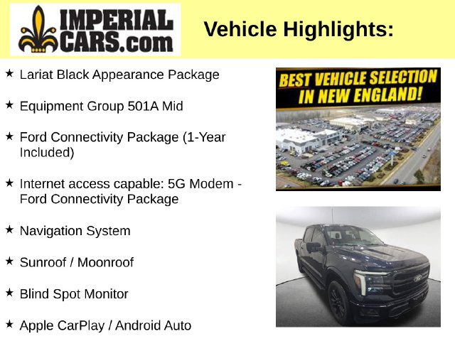 Used 2026 Ford F-150 Lariat Truck SuperCrew Cab