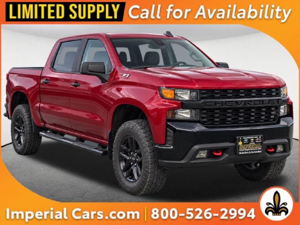 Used 2022 Chevrolet Silverado 1500 LTD Custom Trail Boss Truck Crew Cab