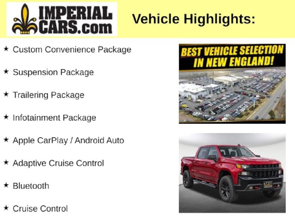 Used 2022 Chevrolet Silverado 1500 LTD Custom Trail Boss Truck Crew Cab