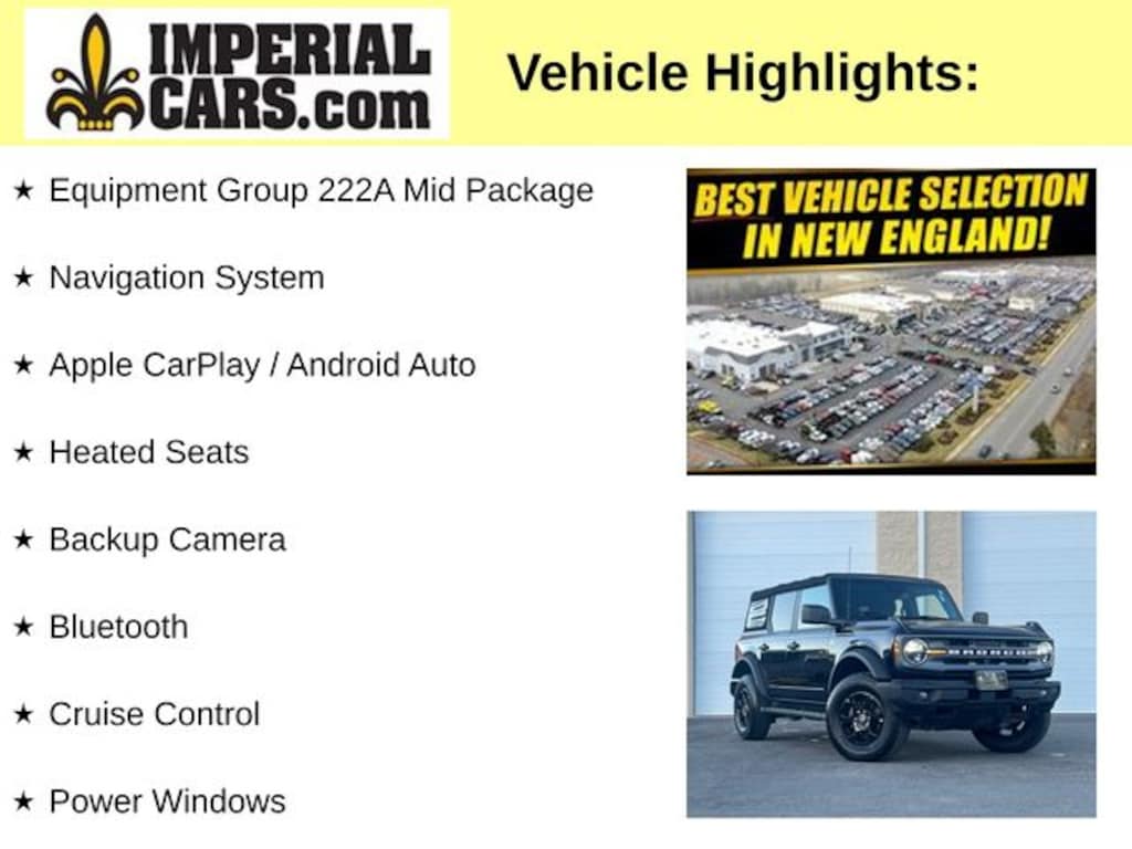 Used 2021 Ford Bronco SUV