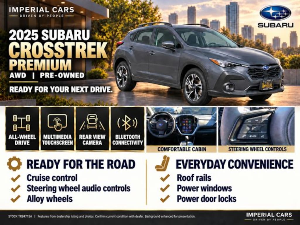 Certified 2025 Subaru Crosstrek Premium SUV