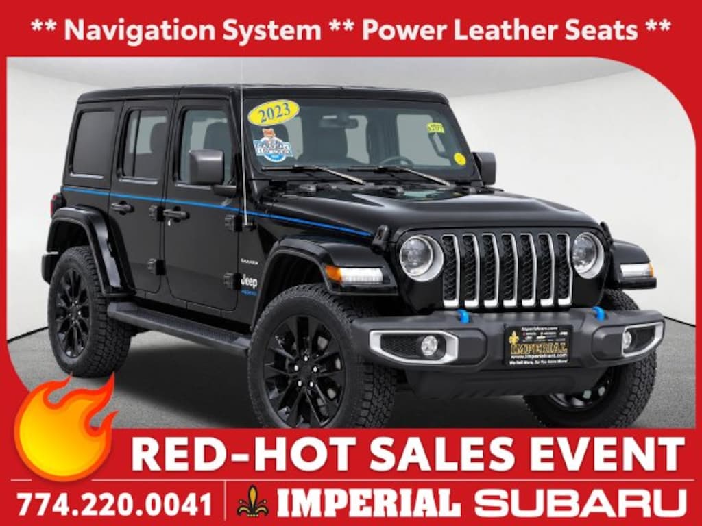 Used 2023 Jeep Wrangler Sahara 4xe SUV