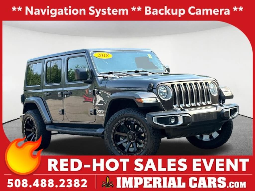 Used 2018 Jeep Wrangler Unlimited Sahara SUV