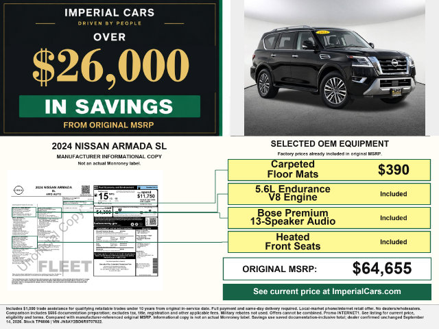 Used 2024 Nissan Armada SL SUV