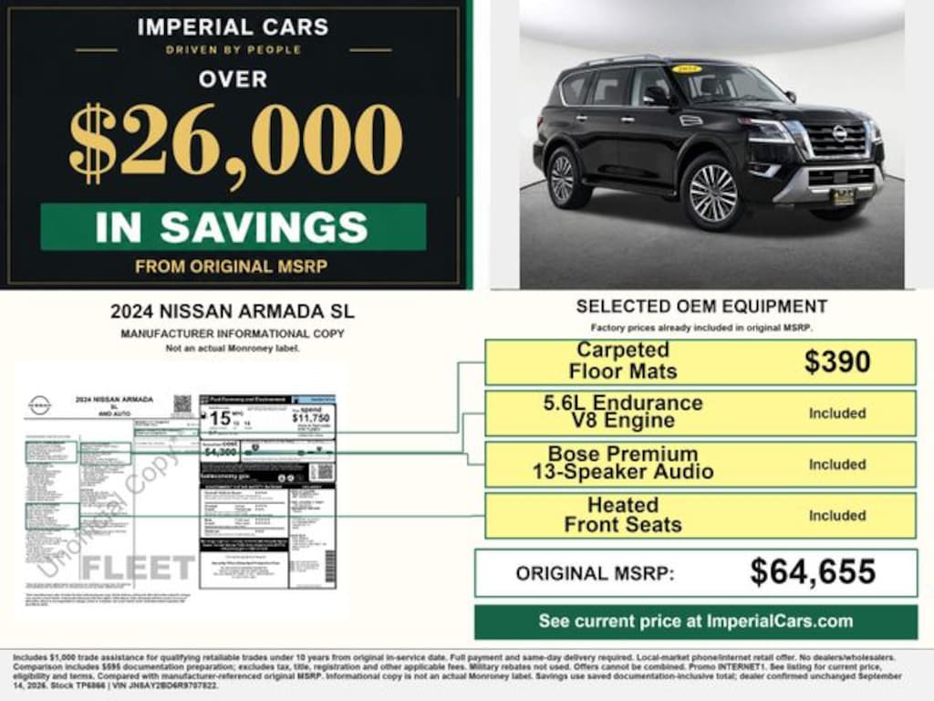 Used 2024 Nissan Armada SL SUV