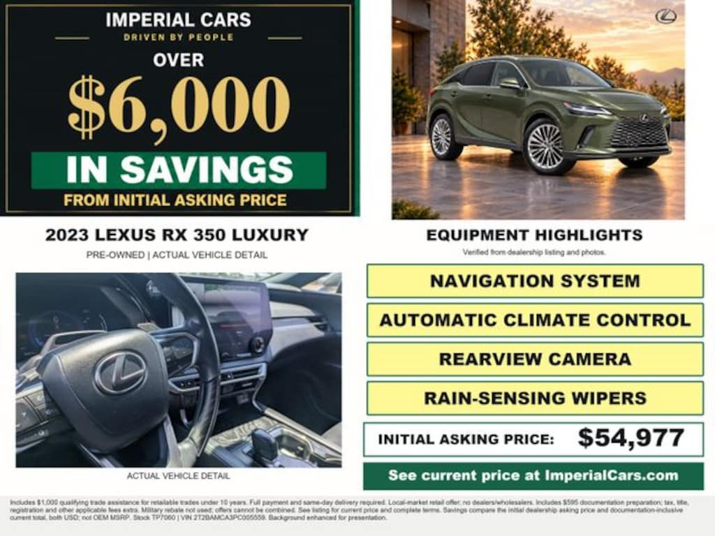 Used 2023 Lexus RX 350 Luxury SUV
