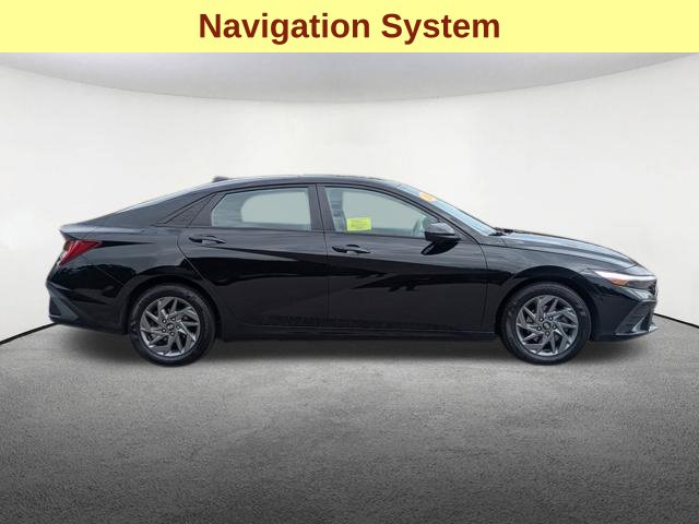 Used 2024 Hyundai Elantra Hybrid Blue Sedan