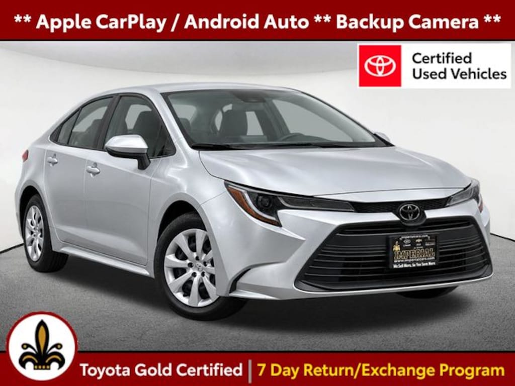 Certified 2024 Toyota Corolla LE Sedan