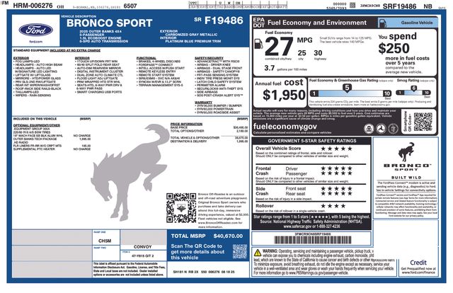 2025 Ford Bronco Sport Outer Banks - Photo 58