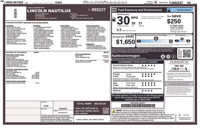 2026 Lincoln Nautilus