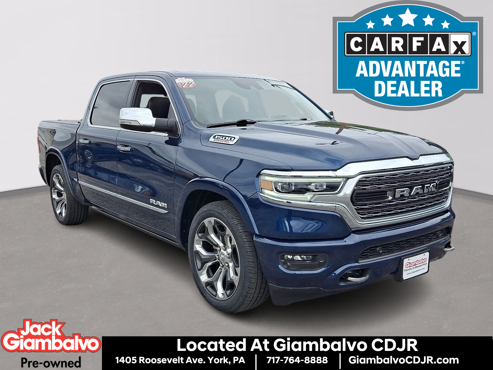 Used 2022 Ram 1500 Limited Truck Crew Cab