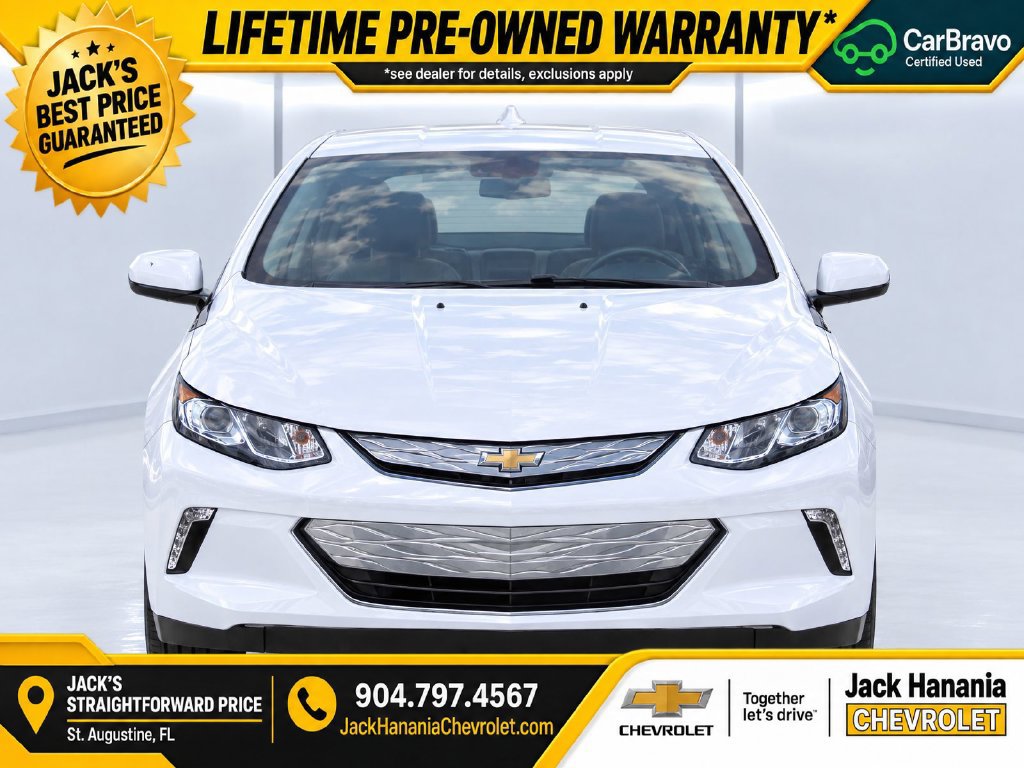 Used 2018 Chevrolet Volt LT with VIN 1G1RC6S50JU136268 for sale in St. Augustine, FL