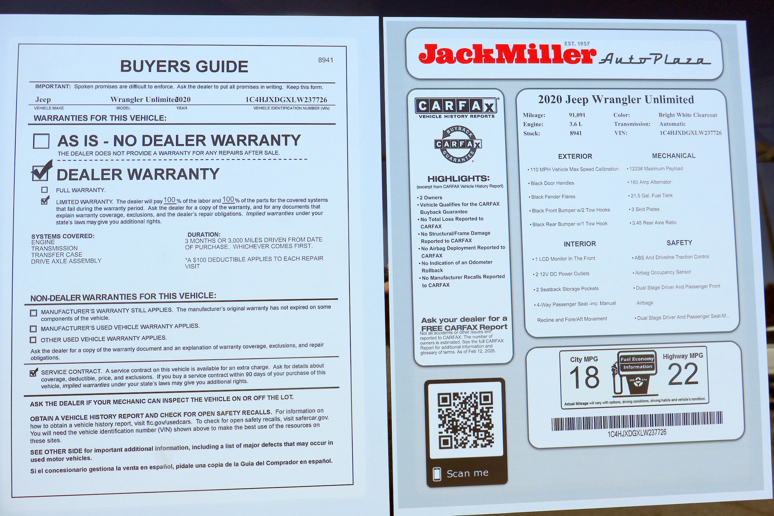 2020 Jeep Wrangler Unlimited Sport S - Photo 21