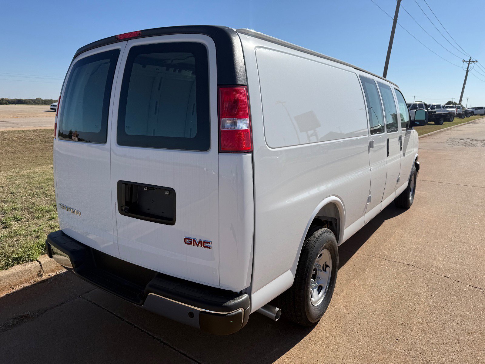 New 2025 GMC Savana Cargo Work Van Van