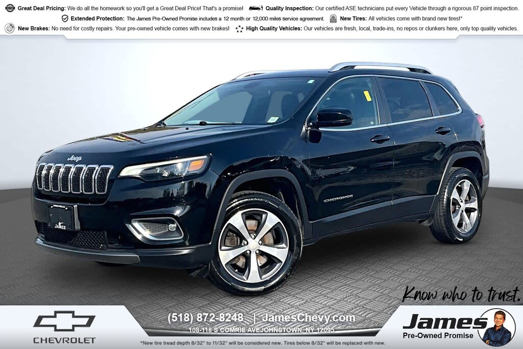 Used 2019 Jeep Cherokee Limited 4x4 SUV