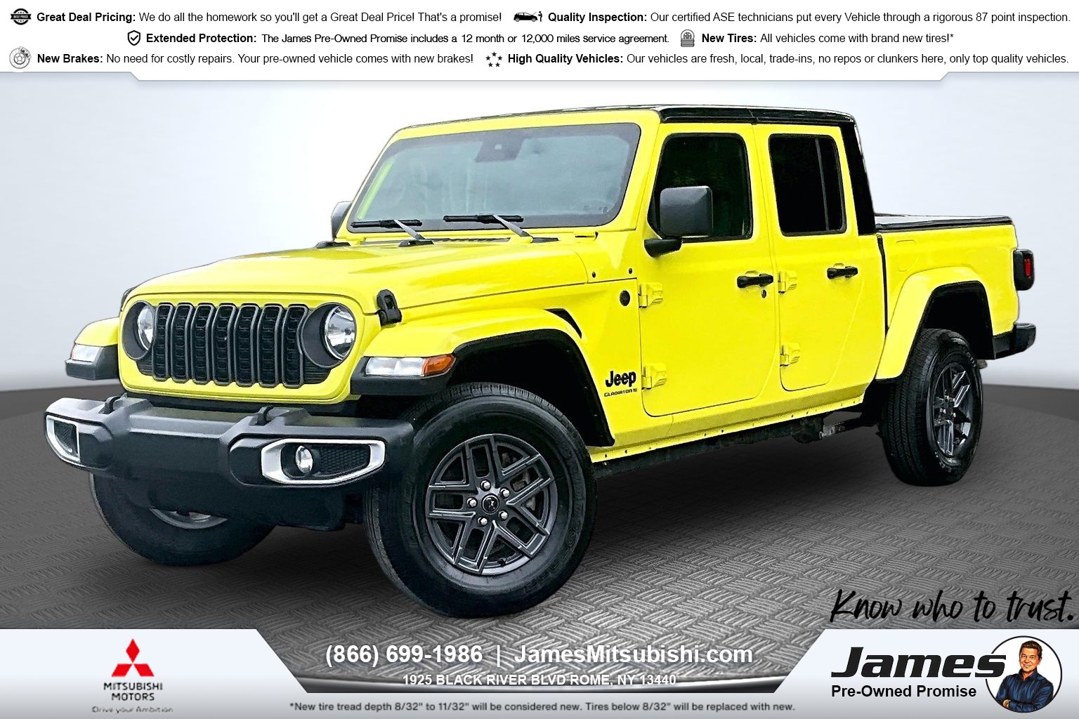 Used 2024 Jeep Gladiator Sport Truck Crew Cab