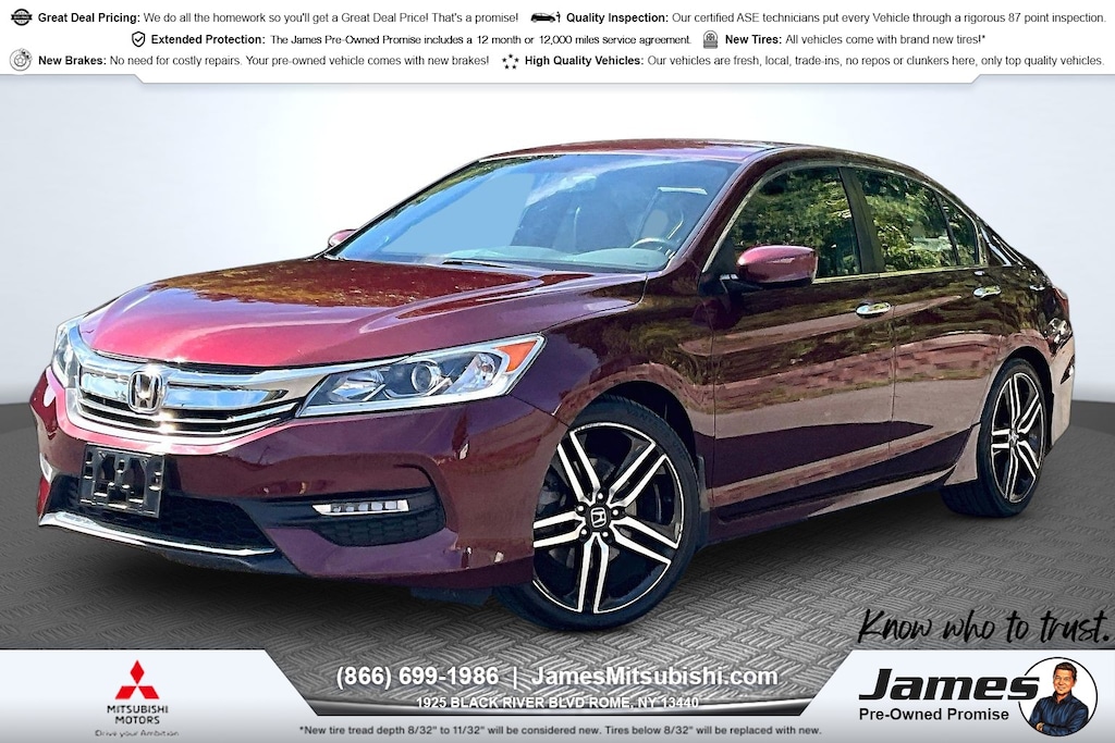 Used 2016 Honda Accord Sedan Sport I4 CVT Sport