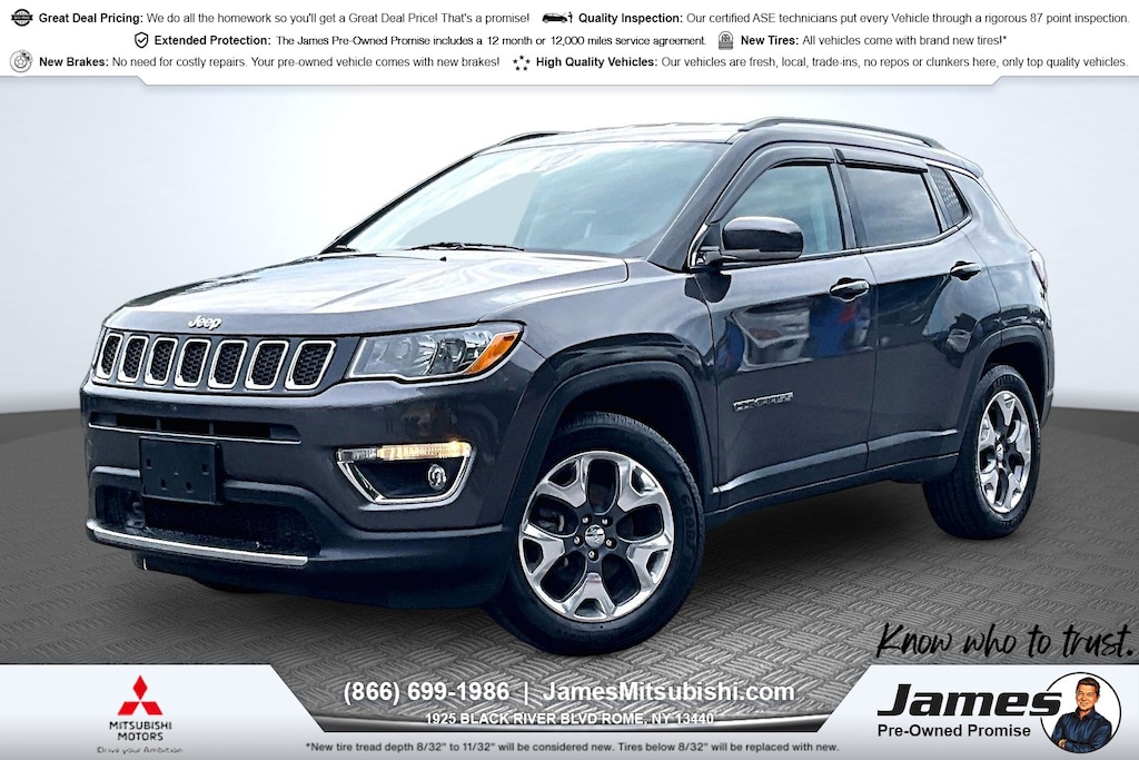 Used 2021 Jeep Compass Limited SUV