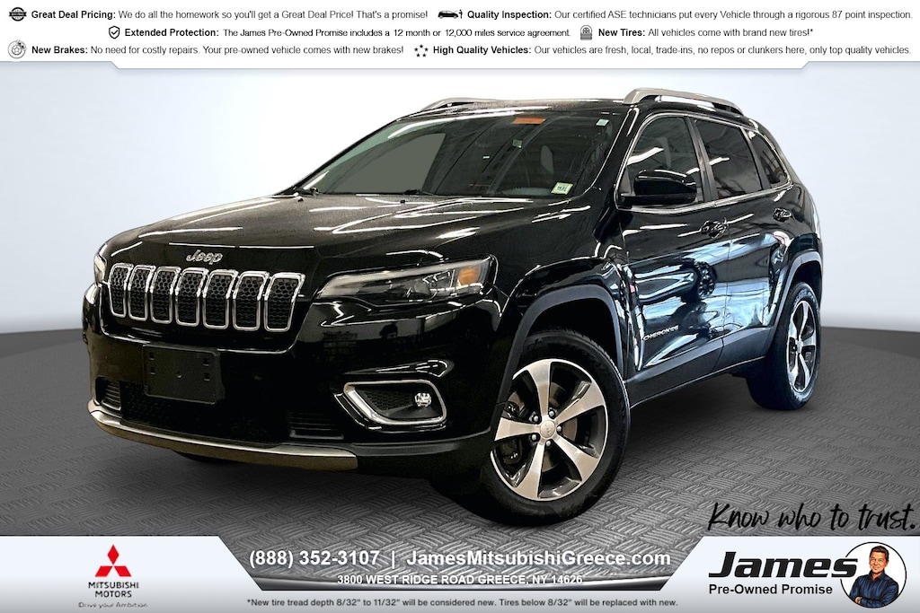 Used 2019 Jeep Cherokee Limited 4x4 SUV