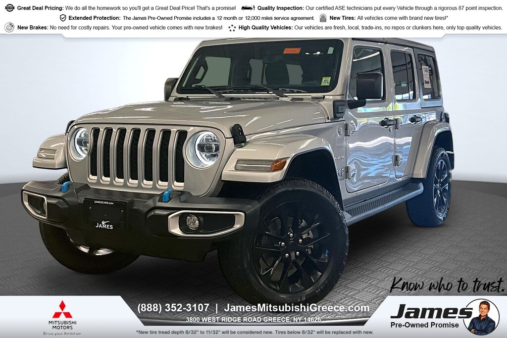 Used 2023 Jeep Wrangler 4xe Sahara SUV