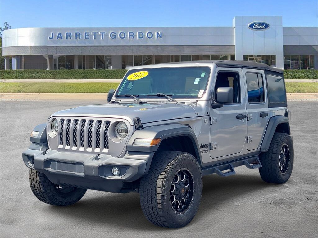 Certified 2018 Jeep Wrangler Unlimited Sport S SUV