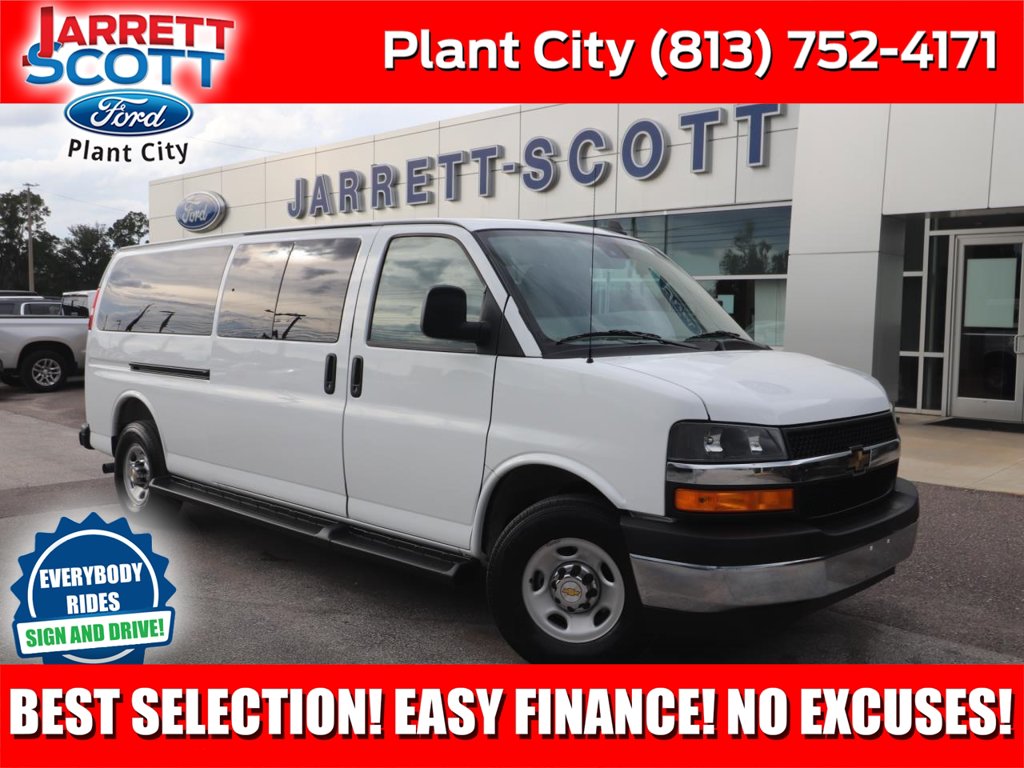 Certified 2025 Chevrolet Express 3500 LT Van Extended Passenger Van