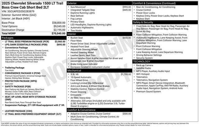 2025 Chevrolet Silverado 1500 LT Trail Boss - Photo 36
