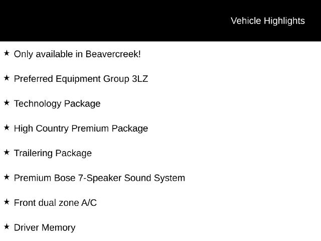New 2026 Chevrolet Silverado 1500 High Country Truck