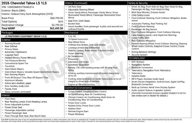 2026 Chevrolet Tahoe LS - Photo 35