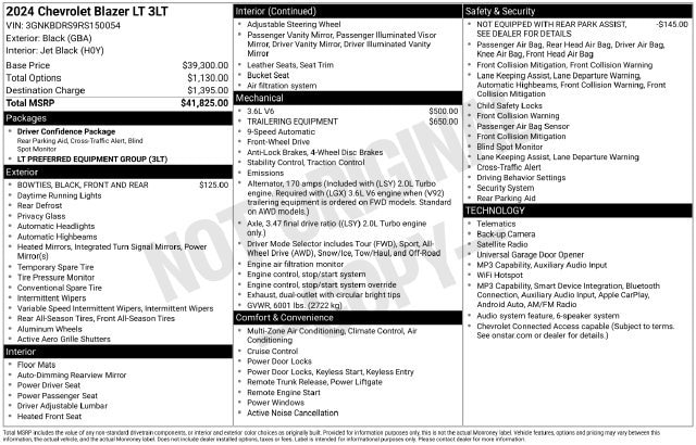 2024 Chevrolet Blazer 3LT - Photo 33