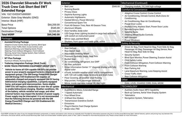 2026 Chevrolet Silverado EV Work Truck - Photo 33