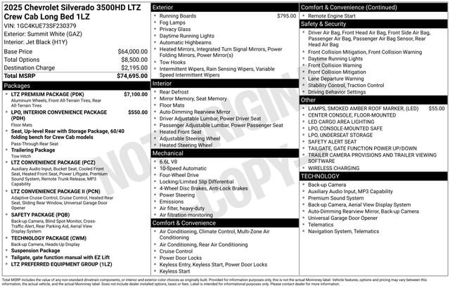 2025 Chevrolet Silverado 3500HD LTZ - Photo 39
