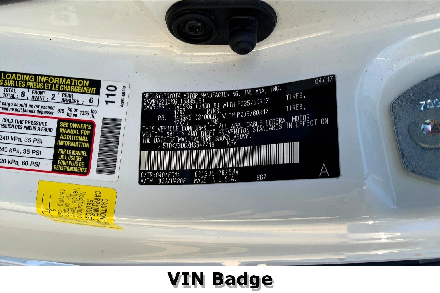 2017 Toyota Sienna LE - Photo 35