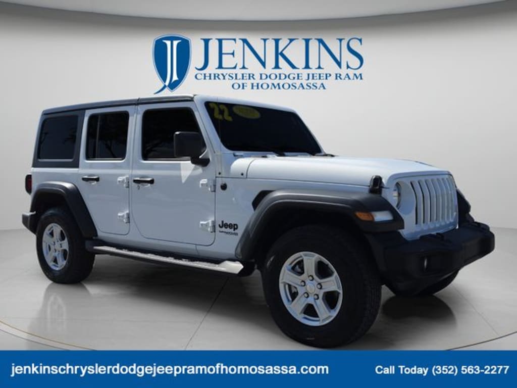 Used 2022 Jeep Wrangler Unlimited Sport S SUV