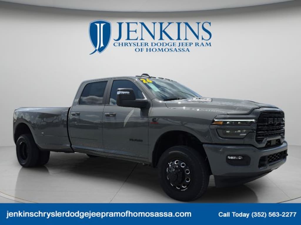 New 2026 Ram 3500 LARAMIE CREW CAB 4X4 8' BOX Pickup