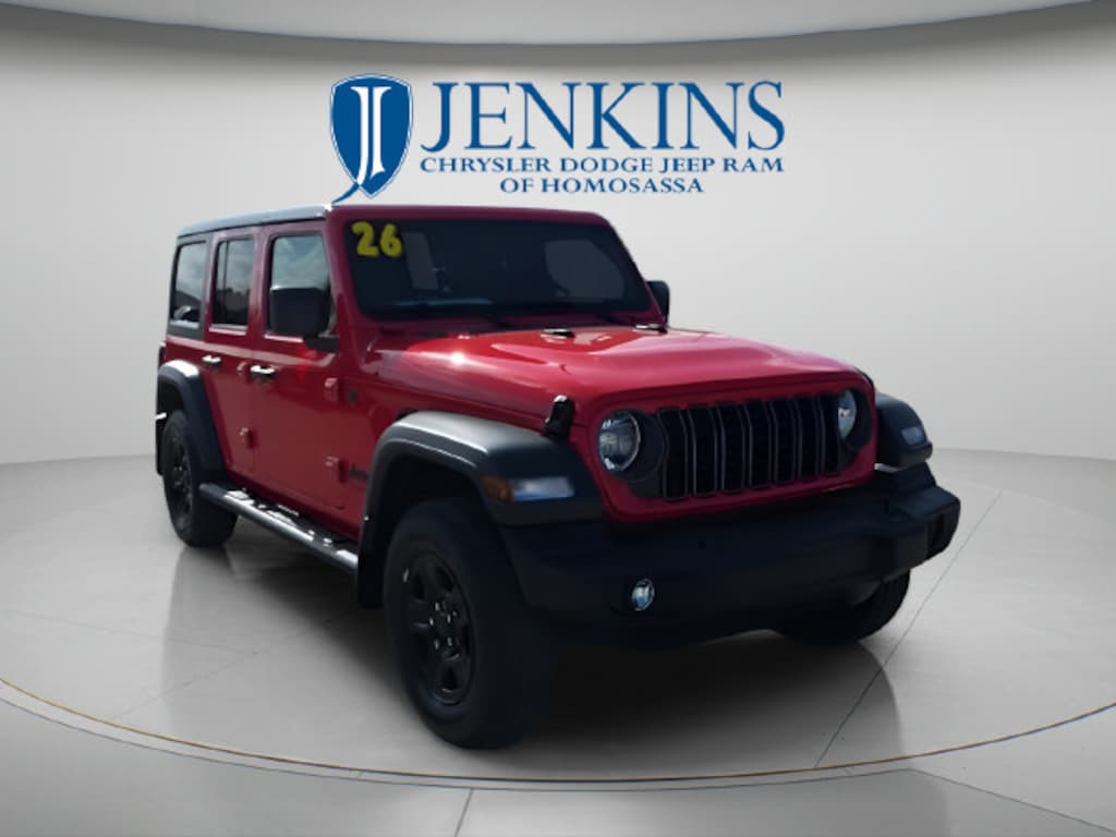 New 2026 Jeep Wrangler 4-DOOR SPORT Sport Utility