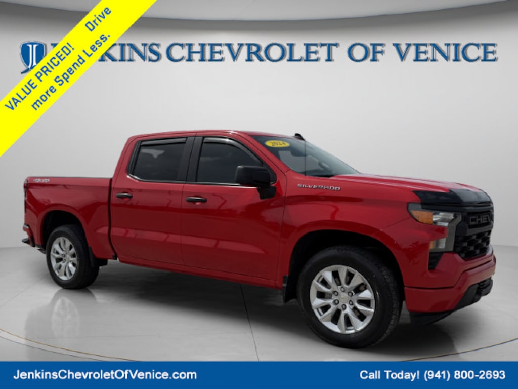 Certified 2024 Chevrolet Silverado 1500 Custom Truck