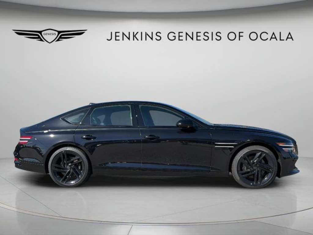 New 2027 Genesis G80 3.5T Prestige Black Sedan