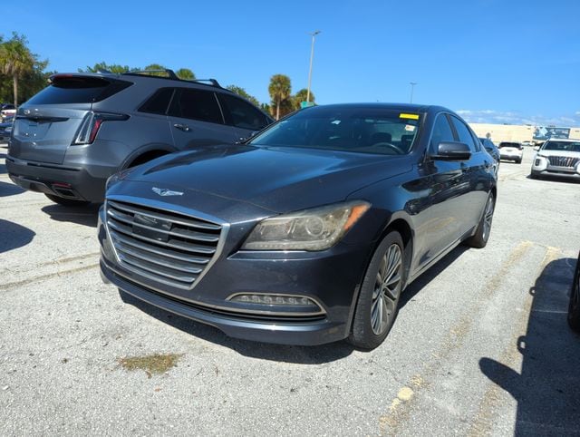 Used 2017 GENESIS G80 Base with VIN KMHGN4JE6HU168579 for sale in Leesburg, FL