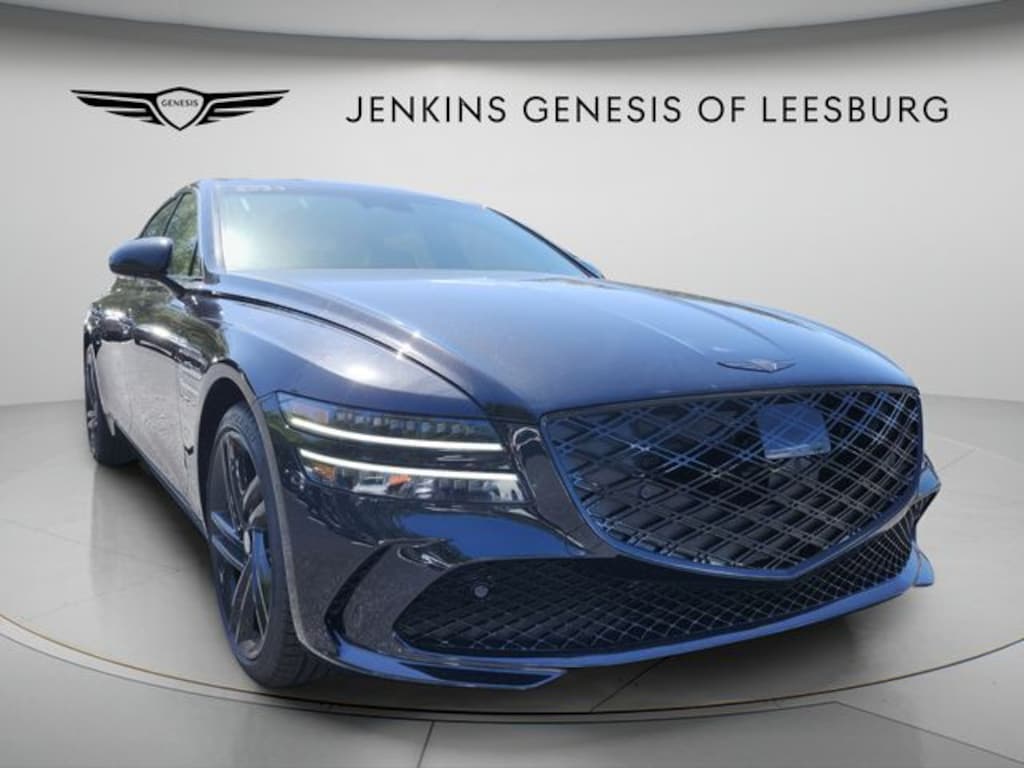 New 2027 Genesis G80 3.5T Prestige Black Sedan
